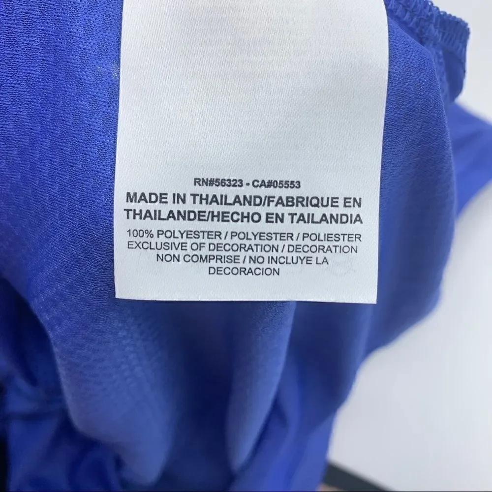 Nike small running top Cobalt blue with Nike logo (J1)